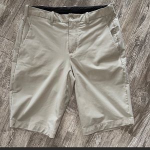 Lululemon Men’s Golf Shorts 32, 11”, Khaki/Stone
